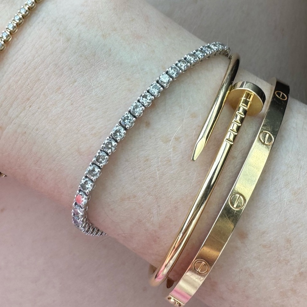 White Gold Tennis Bracelet